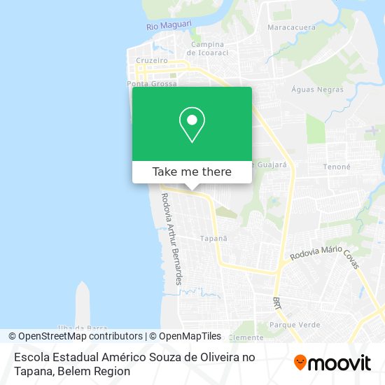 Escola Estadual Américo Souza de Oliveira no Tapana map