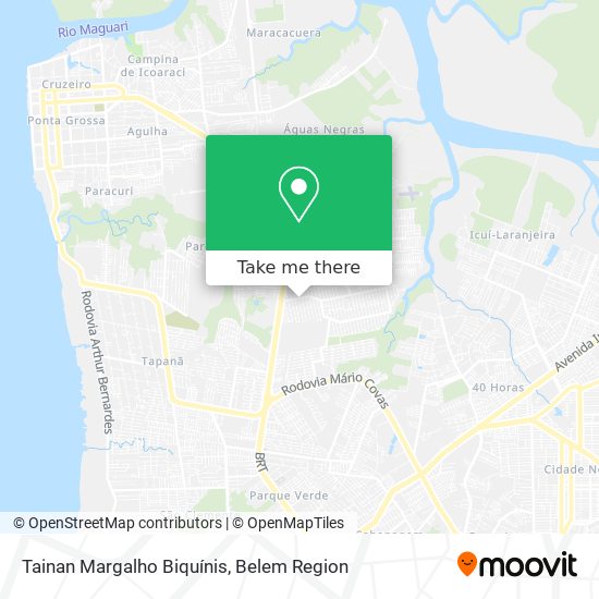 Tainan Margalho Biquínis map