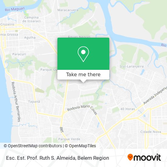 Esc. Est. Prof. Ruth S. Almeida map