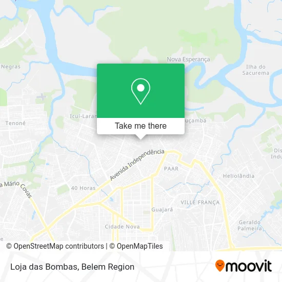 Loja das Bombas map