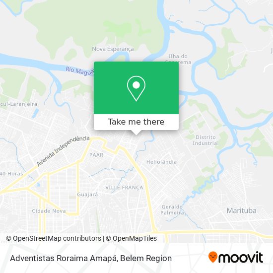 Mapa Adventistas Roraima Amapá