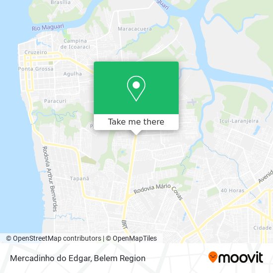 Mapa Mercadinho do Edgar