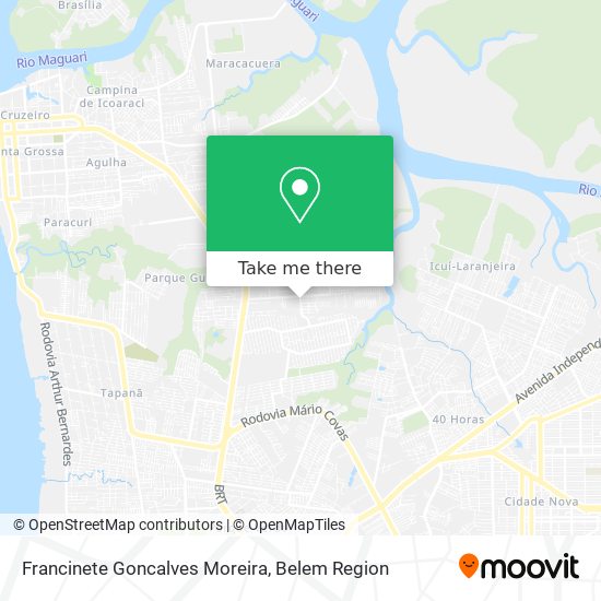 Mapa Francinete Goncalves Moreira