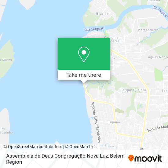 Assembléia de Deus Congregação Nova Luz map
