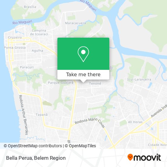 Bella Perua map