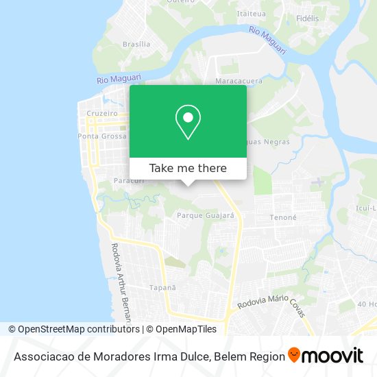 Associacao de Moradores Irma Dulce map