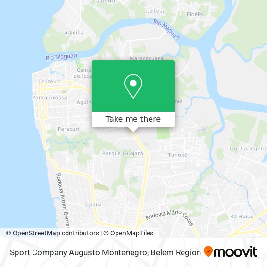 Sport Company Augusto Montenegro map