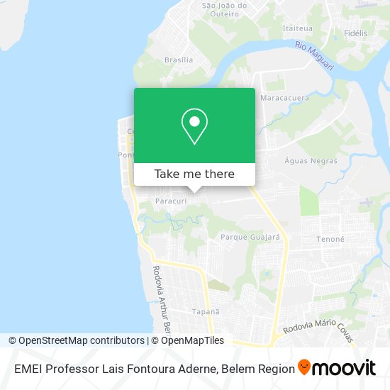 EMEI Professor Lais Fontoura Aderne map