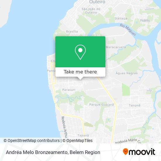Andréa Melo Bronzeamento map