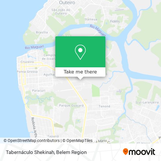 Tabernáculo Shekinah map