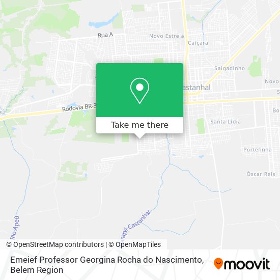 Emeief Professor Georgina Rocha do Nascimento map