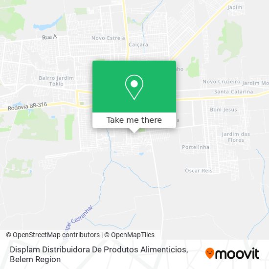 Displam Distribuidora De Produtos Alimenticios map