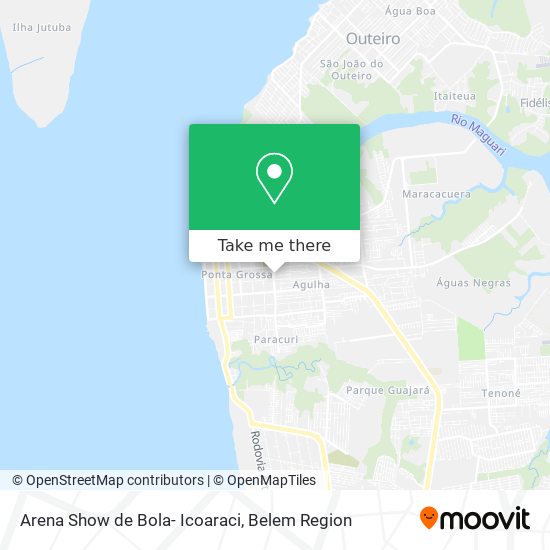 Arena Show de Bola- Icoaraci map
