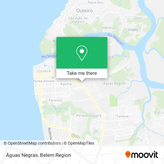 Águas Negras map