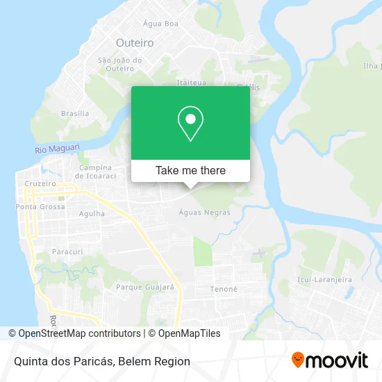 Quinta dos Paricás map