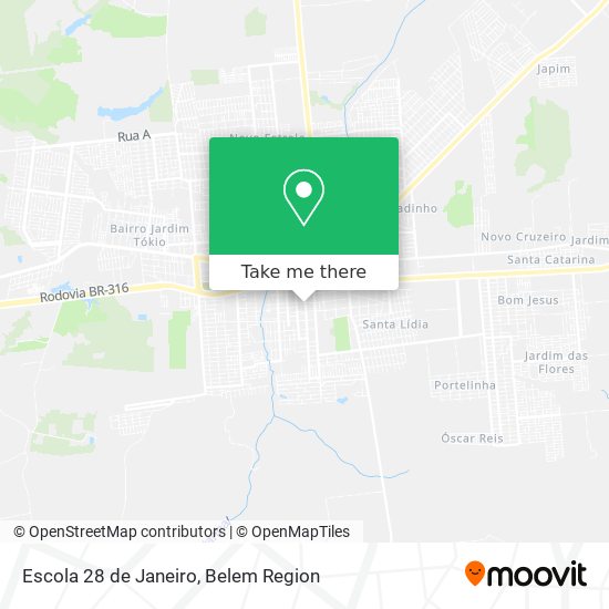 Escola 28 de Janeiro map