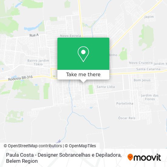 Paula Costa - Designer Sobrancelhas e Depiladora map