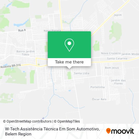 W-Tech Assistência Técnica Em Som Automotivo map