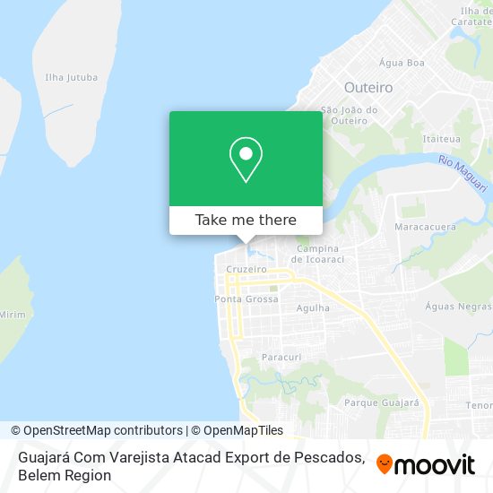 Mapa Guajará Com Varejista Atacad Export de Pescados