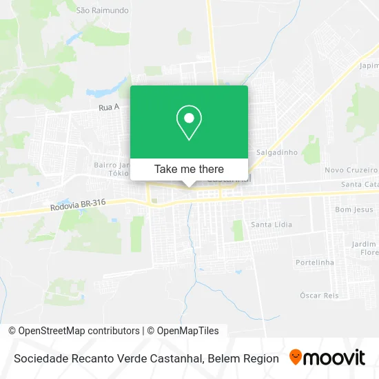 Sociedade Recanto Verde Castanhal map
