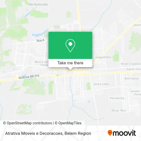 Atrativa Moveis e Decoracoes map