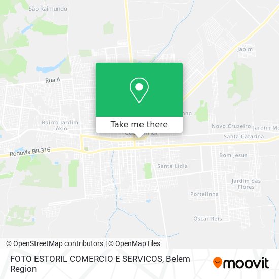 FOTO ESTORIL COMERCIO E SERVICOS map
