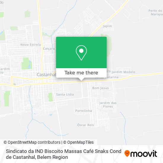 Sindicato da IND Biscoito Massas Café Snaks Cond de Castanhal map