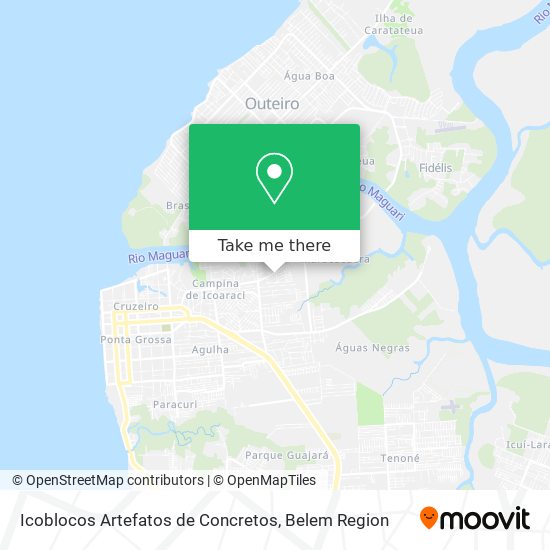Icoblocos Artefatos de Concretos map