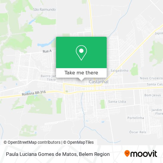 Paula Luciana Gomes de Matos map