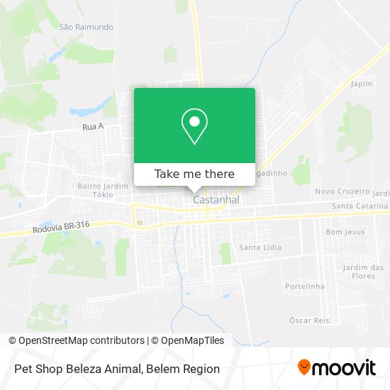 Pet Shop Beleza Animal map