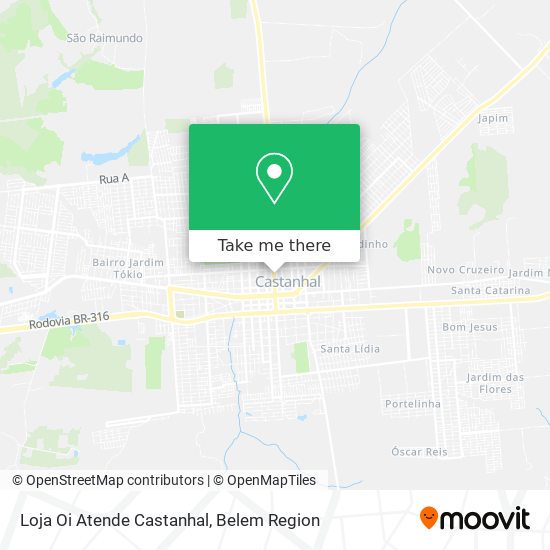 Loja Oi Atende Castanhal map