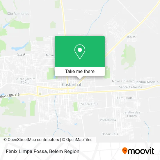 Fênix Limpa Fossa map