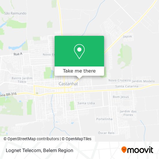 Lognet Telecom map