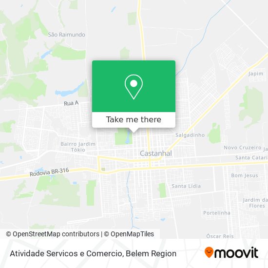 Atividade Servicos e Comercio map