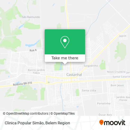 Clinica Popular Simão map
