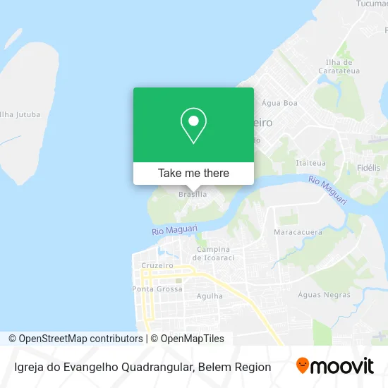 Igreja do Evangelho Quadrangular map