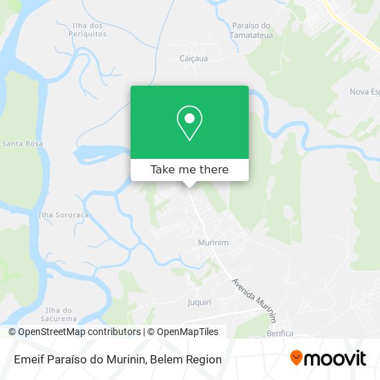 Emeif Paraíso do Murinin map