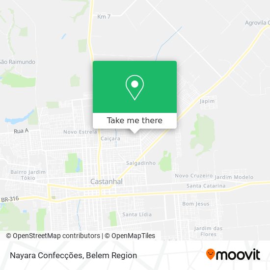 Nayara Confecções map