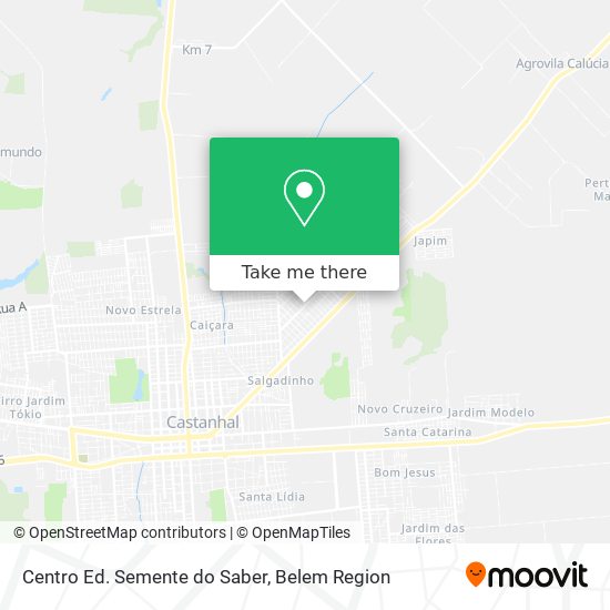 Centro Ed. Semente do Saber map