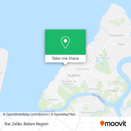 Bar Zelão map