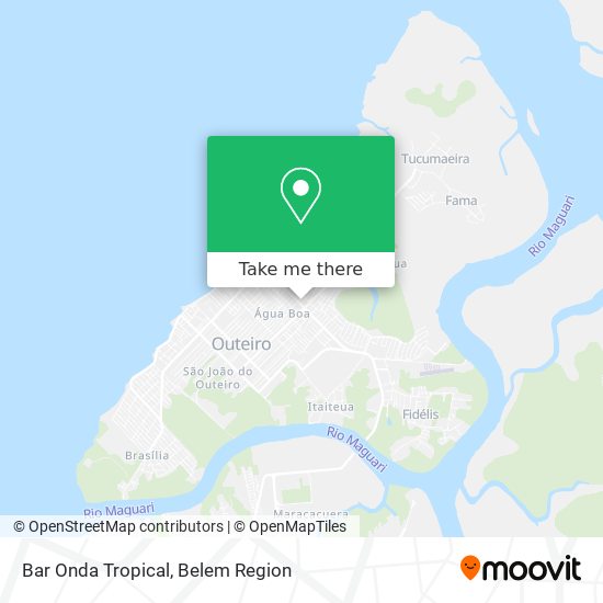 Bar Onda Tropical map