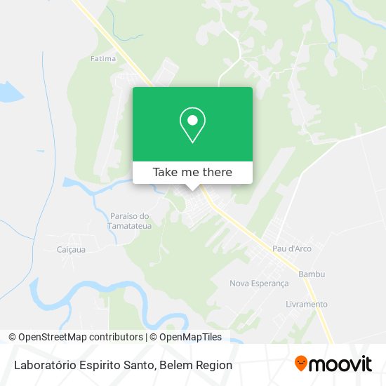 Laboratório Espirito Santo map