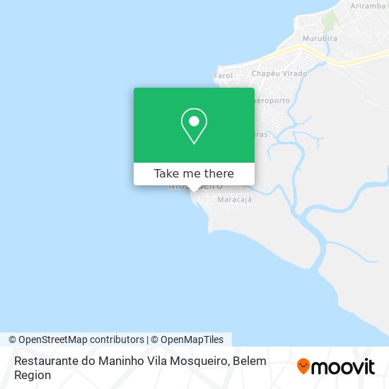 Restaurante do Maninho Vila Mosqueiro map