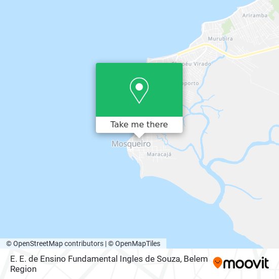 E. E. de Ensino Fundamental Ingles de Souza map