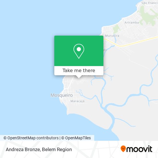 Andreza Bronze map