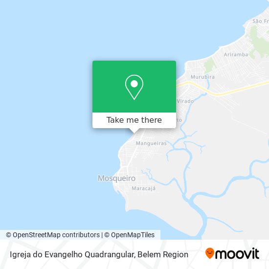 Igreja do Evangelho Quadrangular map
