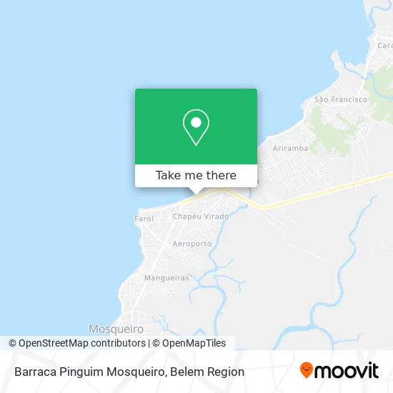 Barraca Pinguim Mosqueiro map