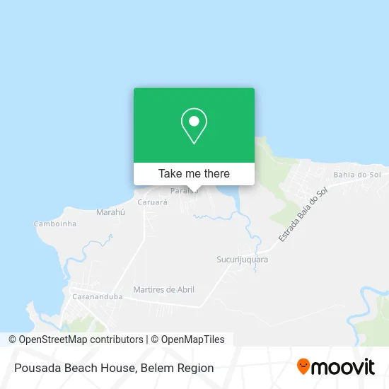 Pousada Beach House map