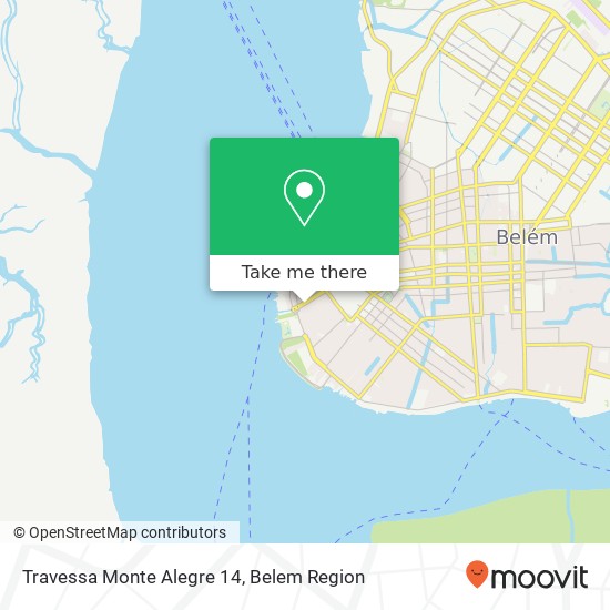 Mapa Travessa Monte Alegre 14