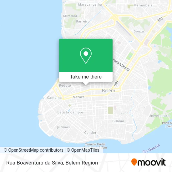 Rua Boaventura da Silva map